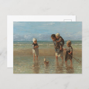 Children of the Sea, Jozef Israels Postcard