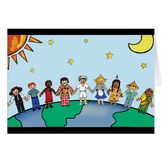 Children of the World Cards (Front Horizontal)