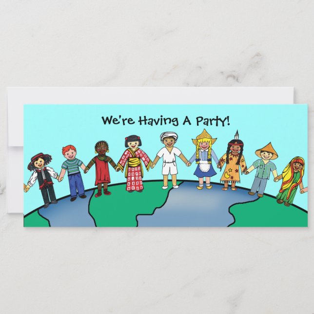 Children of the World Invitation (Front)