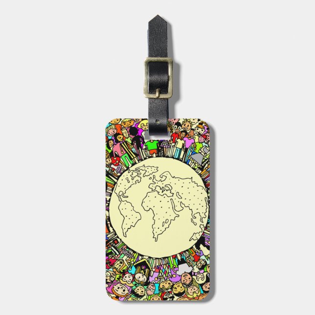Children of the World Luggage Tag (Front Vertical)