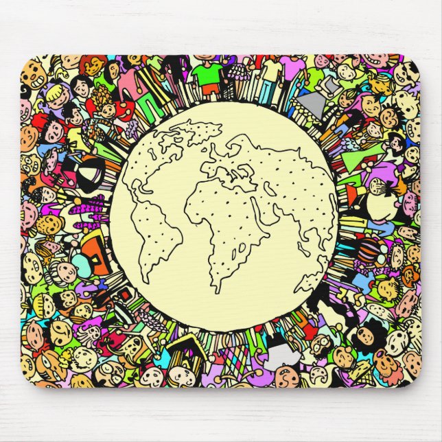 Children of the World Mouse Pad (Front)