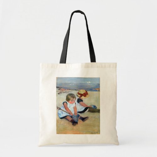 Children on the Beach Cassatt Tote Bag
