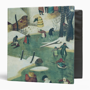 Children Playing on the Frozen River Binder