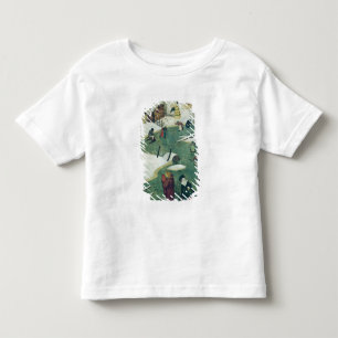Children Playing on the Frozen River Toddler T-shirt