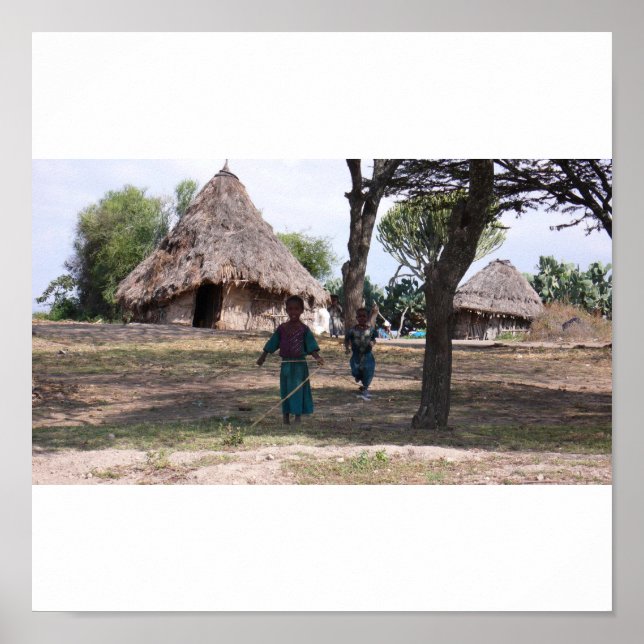 Children playing poster (Front)