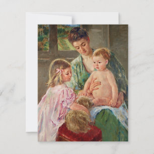 Children Playing with a Dog by Mary Cassatt