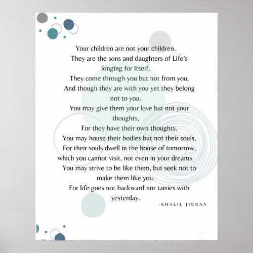 Children Poem  Poster
