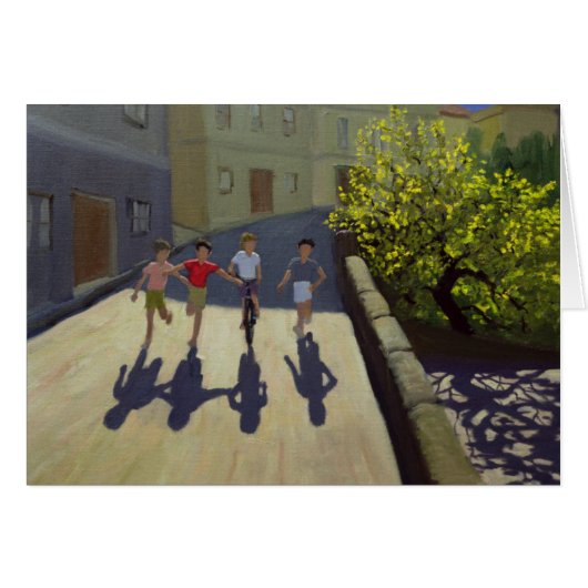 Children Running Lesbos 1999 Cards (Front Horizontal)