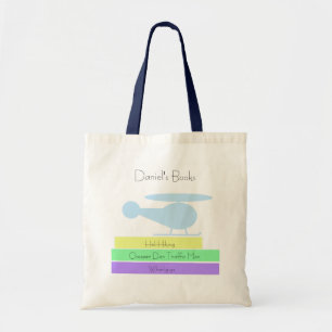 Children’s Books and Toy Helicopter Tote Bag