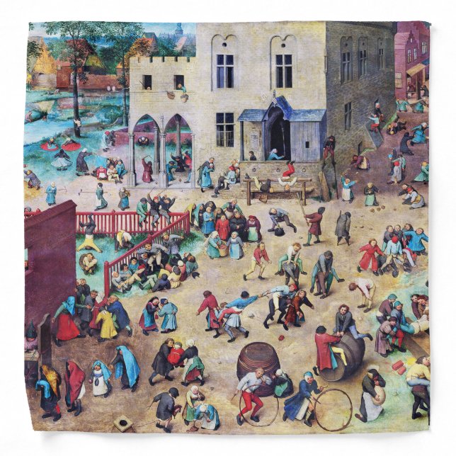 Children’s Games, Pieter Bruegel Bandana (Front)