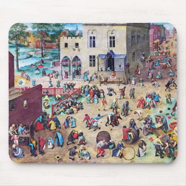 Children’s Games, Pieter Bruegel Mouse Pad (Front)