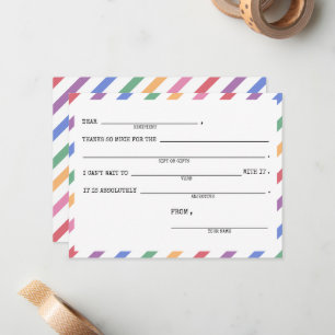 Children’s Rainbow Thank You Cards - Set of 10