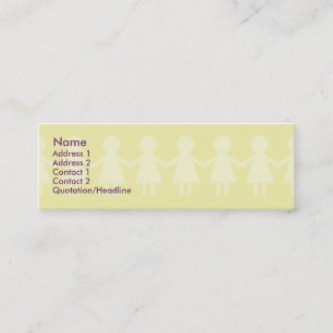 Children - Skinny Mini Business Card