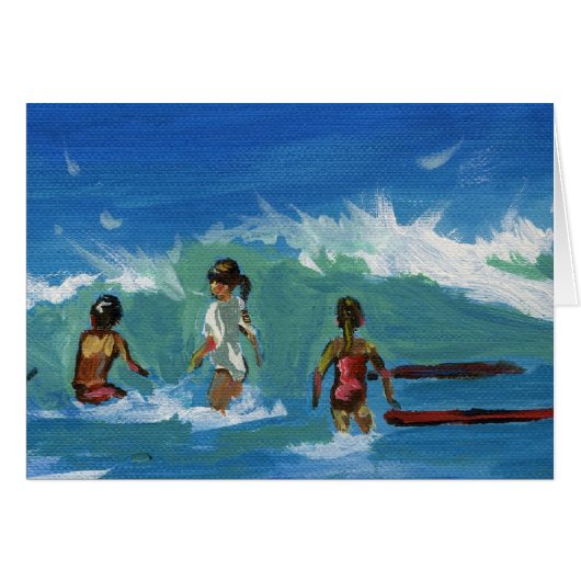 Children surfing (Front Horizontal)