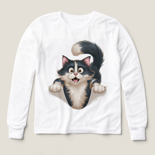 😺 children sweater - sweet cat (Design Front)
