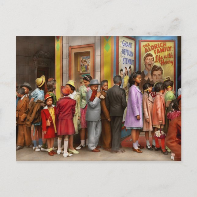 Children - The Sunday Matinee 1941 Postcard (Front)