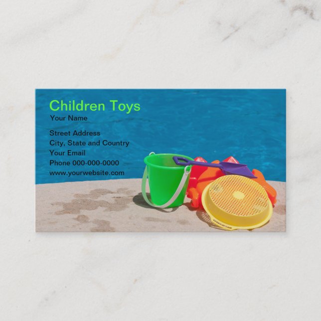 Children Toys Business Card (Front)