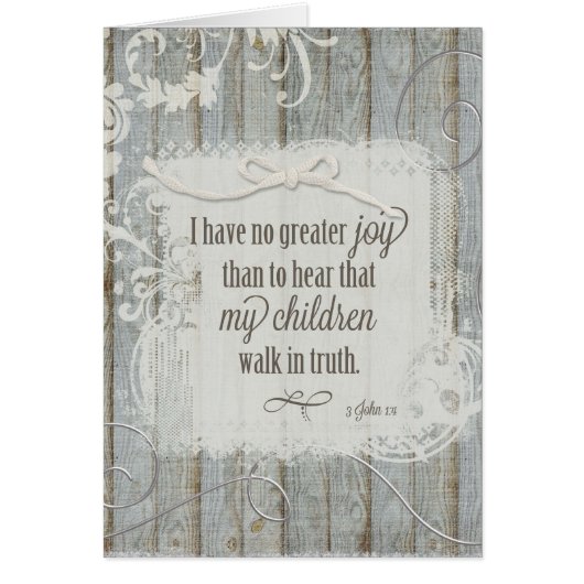 Children Walk in Truth - 3 John 1:4 (Front)