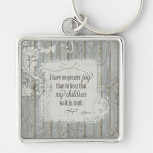 Children Walk in Truth - 3 John 1:4 Keychain