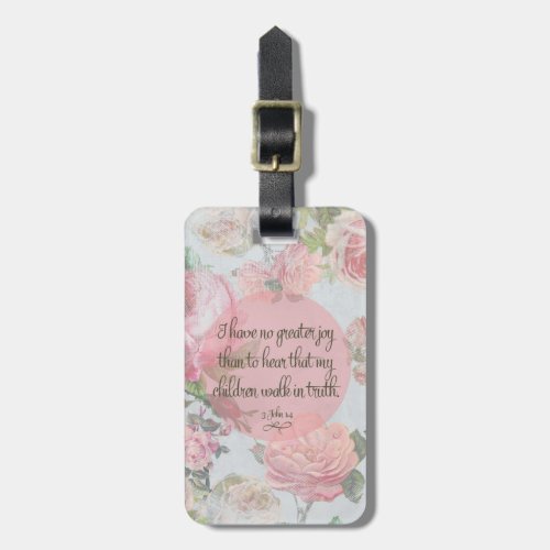 Children Walk in Truth Luggage Tag