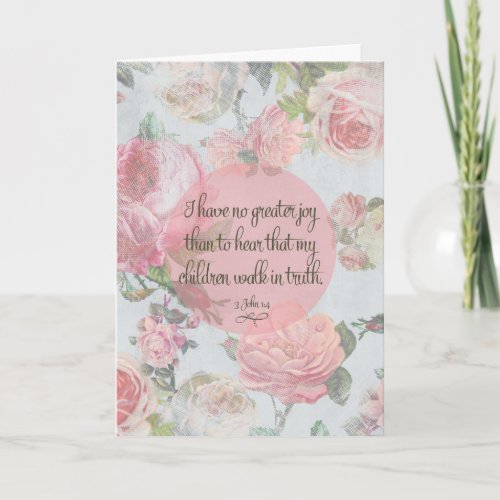 Children Walk in Truth _ Mothers Day card