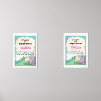 Children Wallart – Struggles are Experience Wall Art Sets