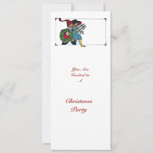 CHILDREN WITH CHRISTMAS GIFTS - INVITATION