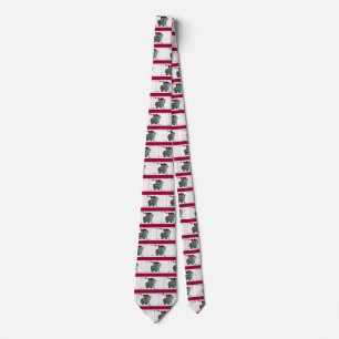 CHILDREN WITH CHRISTMAS GIFTS TIE