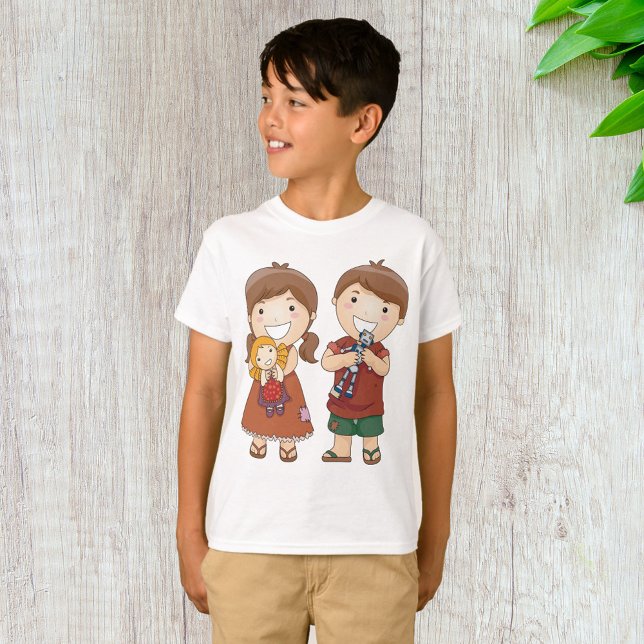 Children With Toys T-Shirt (Creator Uploaded)