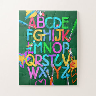 Childrens ABCs Alphabet Jigsaw Puzzle