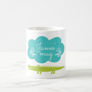Children's Alligator Personalized Mug