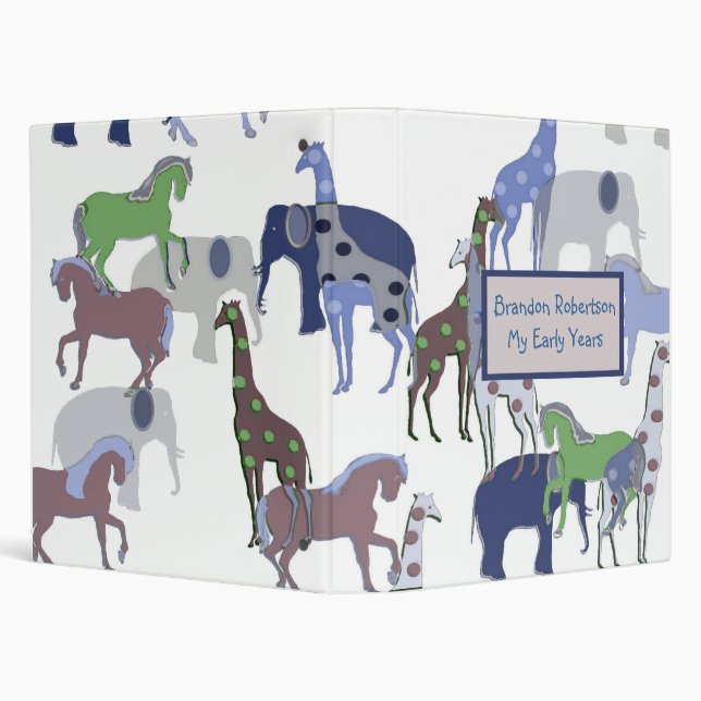 Childrens Animals Album Binder (Background)