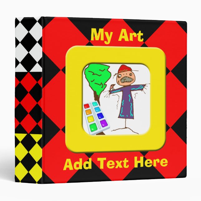 Childrens Art Avery Binder (Front/Spine)
