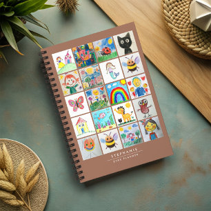 Children's Art Keepsake 20 Drawings Collage Planner
