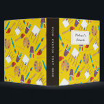 Children's Artwork Artist Keepsake Yellow Kids 3 Ring Binder<br><div class="desc">Cute Children's Artwork Little Artist Painter Keepsake Yellow Kids 3 ring binder</div>