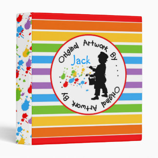 Childrens Artwork Drawing Painting Binder