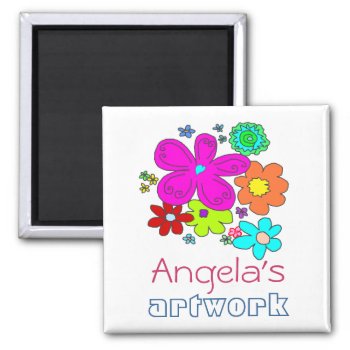 Childrens Artwork Magnet by pamdicar at Zazzle