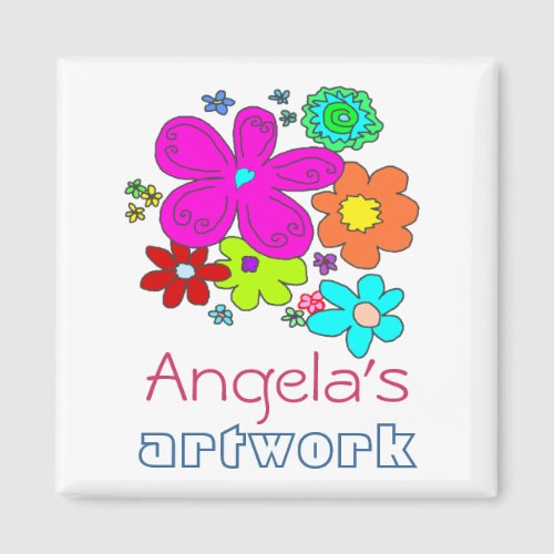 Childrens Artwork Magnet