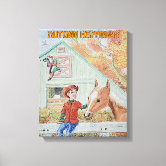 Children's Autumn Canvas Print 