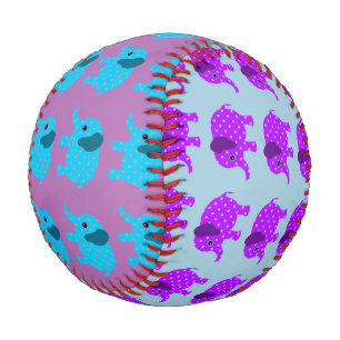 Children's Baseball - Colorful Elephant Design