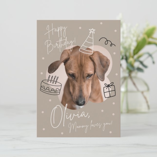 Children's Birthday Invitation (Standing Front)