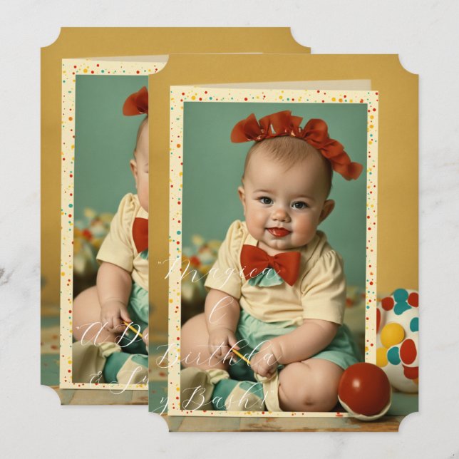 Children's Birthday Invitation (Front/Back)