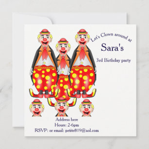 childrens birthday invitation cards