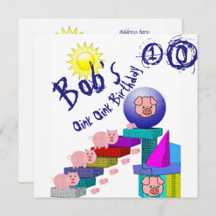 childrens birthday invitation cards