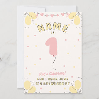 Children's birthday save the date