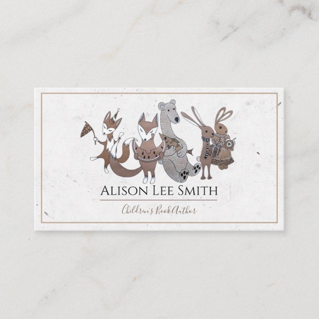 Children's Book Author Business Card (Front)