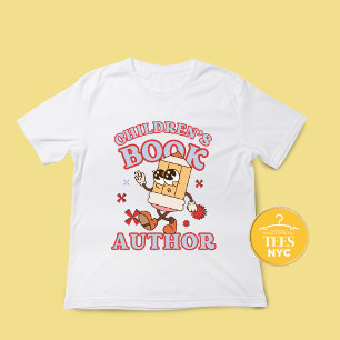 Children's Book Author Unisex Groovy T-shirt