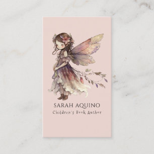 Children's Book Author Writer Fairy Business Card