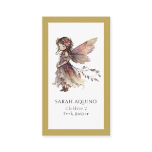 Children's Book Author Writer Fairy Business Card