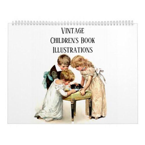 Childrens Book Illustrations _ Nursery Decor Calendar